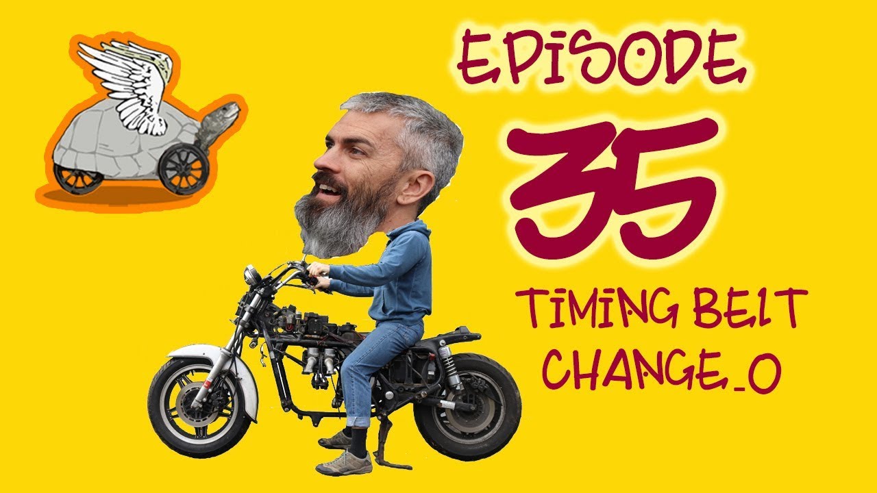 Honda Goldwing Bobber Build | E35 - Timing Belt Change - YouTube