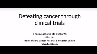 ETHealthworld Webinar : Defeating cancer through clinical trials