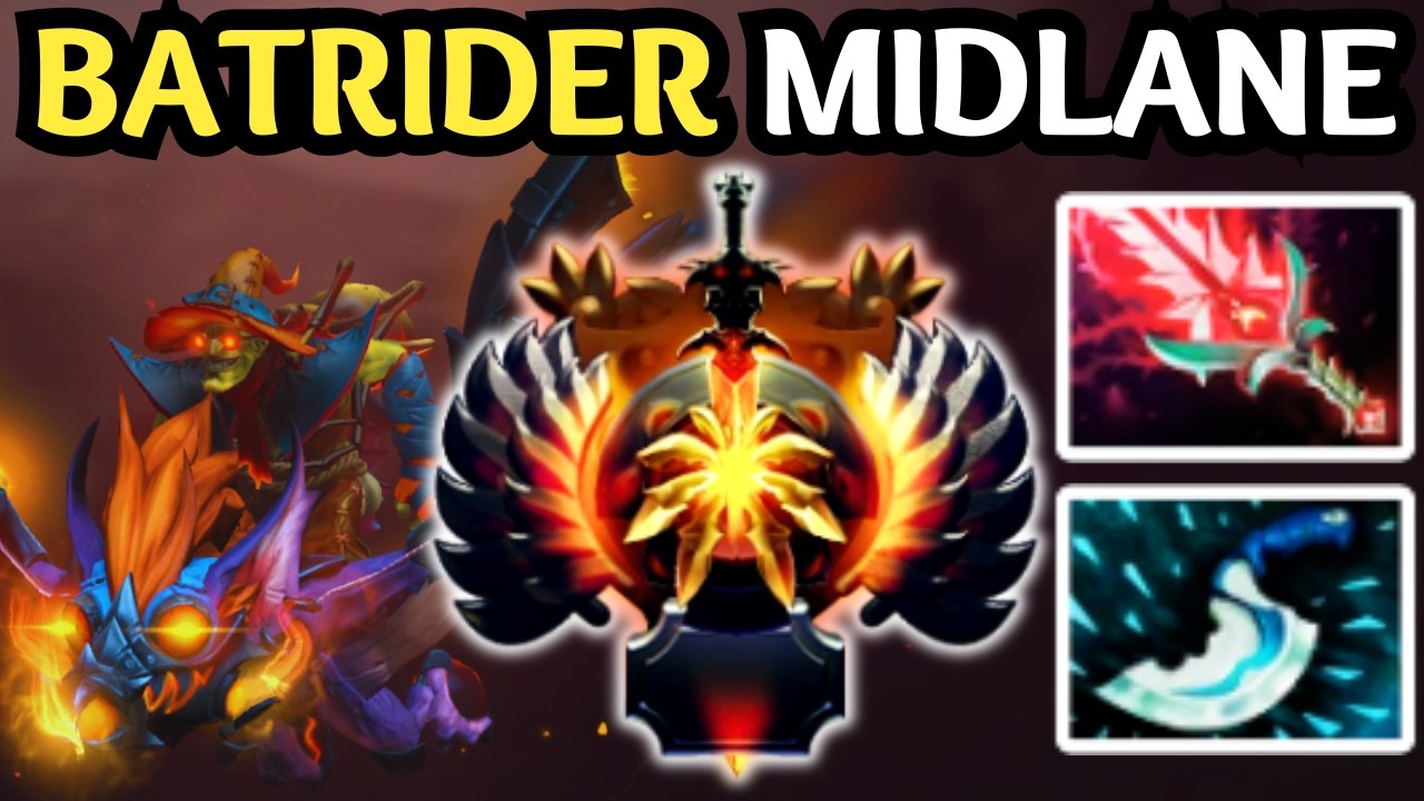🔥 HOW TO PLAY BATRIDER MID — CATCH, BURN, WIN | DOTA 2 🔥