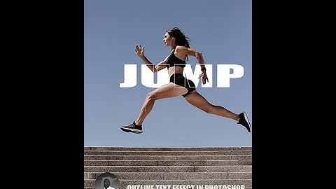 Outline Text Effect In Photoshop