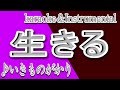 生きる/いきものがかり/カラオケ&instrumental/歌詞/IKIRU/Ikimonogakari