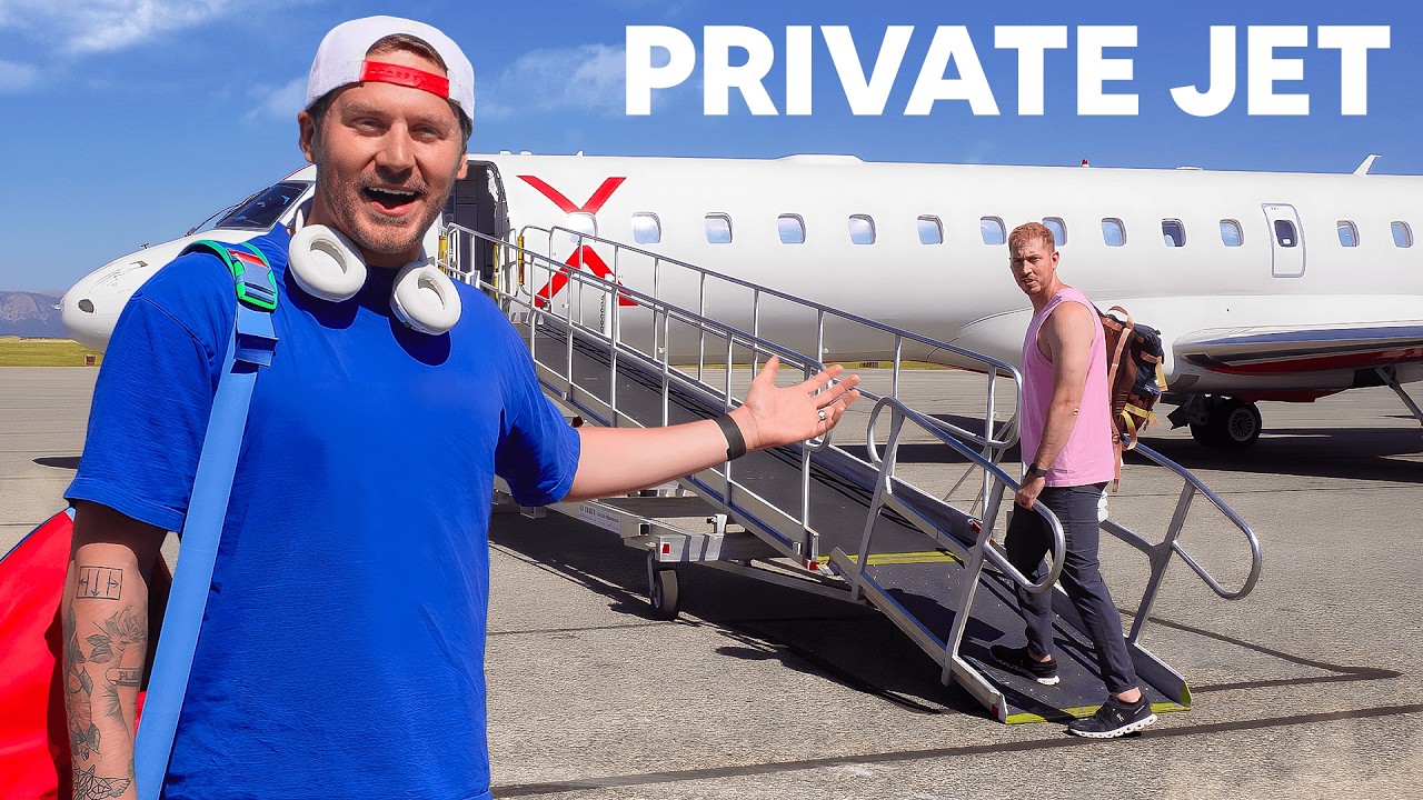 We Flew in a Private Jet! - Day 1