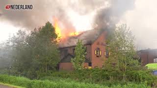 Grote Uitslaande Brand In Helenaveen, Hulpdiensten Maal Aanwezig