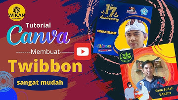 CANVA TUTORIAL : How to make twibbon with canva / Cara membuat twibbon dengan canva