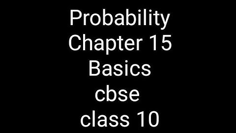 chapter 15 exercise 15.1 INTRO probability of maths class 10 #NCERT #INTAMILANDENGLISH