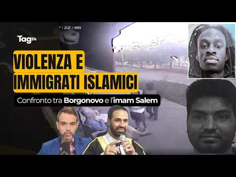 Da Hossain a Saidilly, violenza e immigrati islamici: confronto tra Borgonovo e l'imam Salem