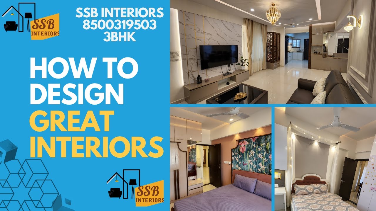 3BHK | Full House Interior Work | SSB INTERIORS | Sai Silicon City ...