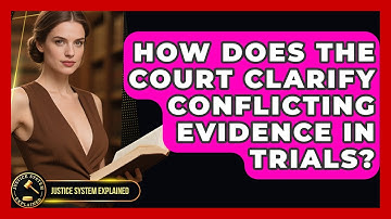 How Does the Court Clarify Conflicting Evidence in Trials? - Justice System Explained
