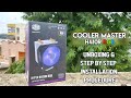 Cooler Master H410R RGB CPU Cooler Unboxing And Detailed Instruction Of Installation. Check it Out