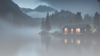 Misty Lake Rain sounds | Best rain sounds for sleeping #128