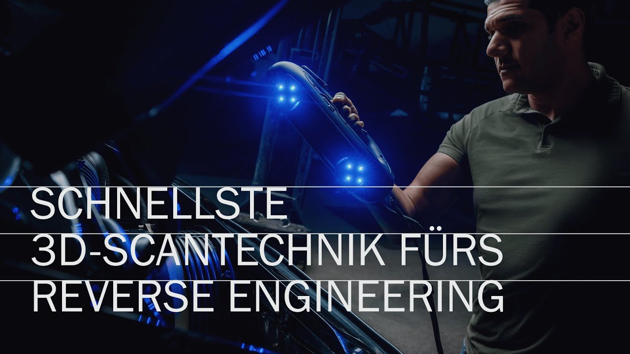 HandySCAN 3D|PRO-Serie: Schnellste 3D-Scantechnik fürs Reverse Engineering