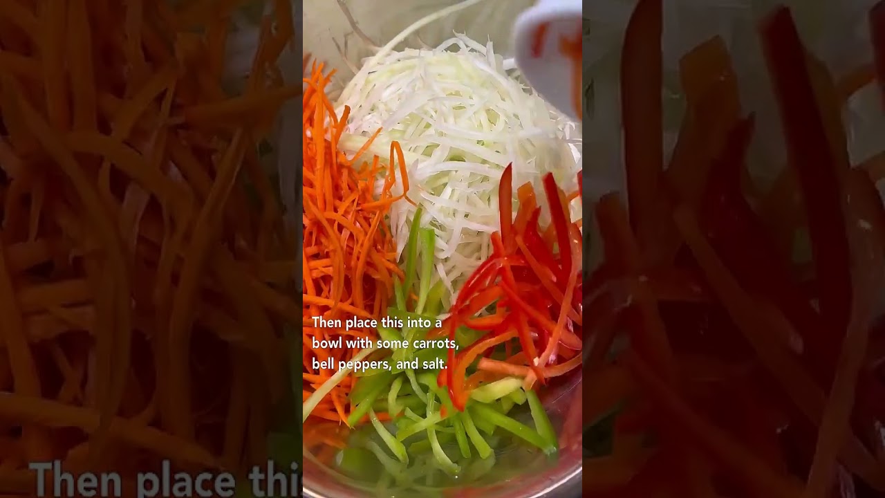 Watch How to Make Tangy Atchara - Pickled Papaya Salad! | Easy Filipino Recipe on YouTube Watch How to Make Tangy Atchara - Pickled Papaya Salad! | Easy Filipino Recipe on YouTube