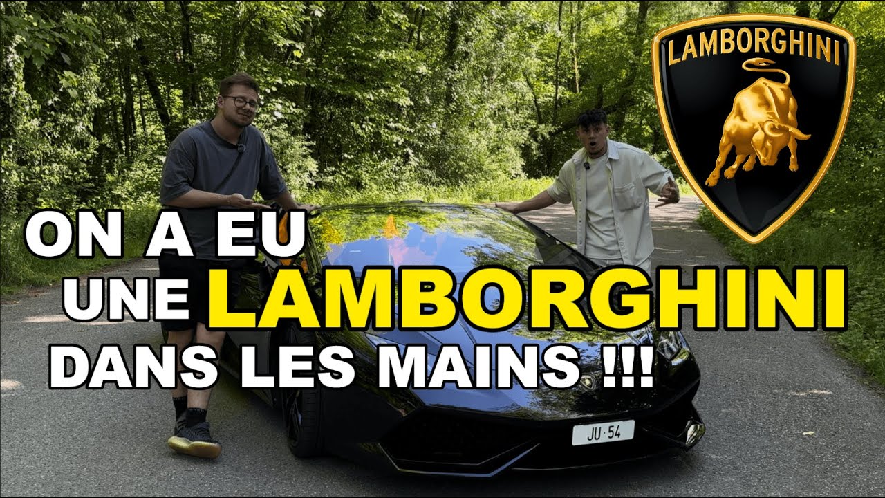 REGARDEZ CE QU'ON NOUS À PRÊTÉ ! (Lamborghini Huracán Spyder)