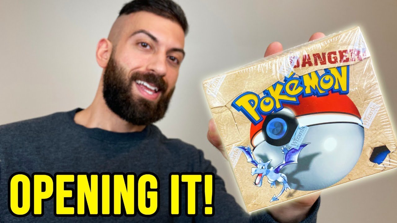 fossil booster box opening 1999 WOTC Pokemon Unopened (1st Edition) (English)  Baseball Card Exchange Pokemon Cards Opening ENTIRE 1999