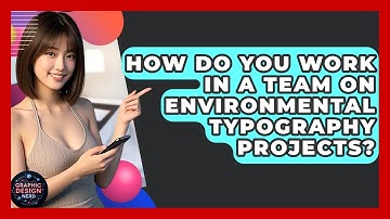 How Do You Work In A Team On Environmental Typography Projects? - Graphic Design Nerd