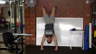 Handstand Shoulder Press - .Cardiohaters