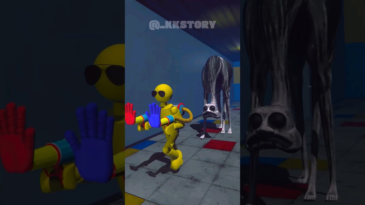 Zoonomaly Giraffe Monster Chase | Zoonomaly & Poppy Playtime