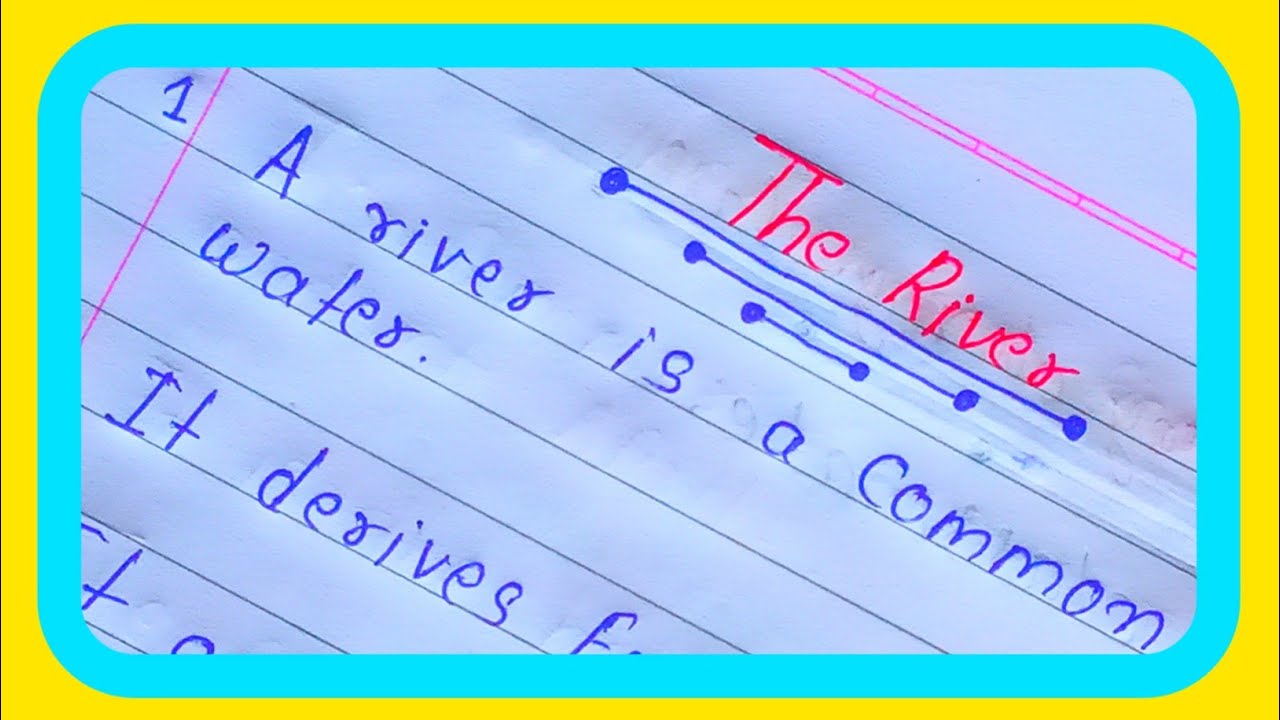 10 lines on The River the 🚣 in 10 lines essay writing @UjjawalEssay # ...