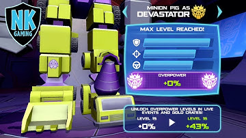 Angry Birds Transformers - Devastator Event Day 1 - Featuring Devastator - New Character
