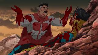 Omni-Man's monologue but it's Spider-Man scene