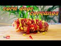 Receta PASO a PASO de banderillas COREANAS | how to make korean corn dogs #corndog #diadelpadre