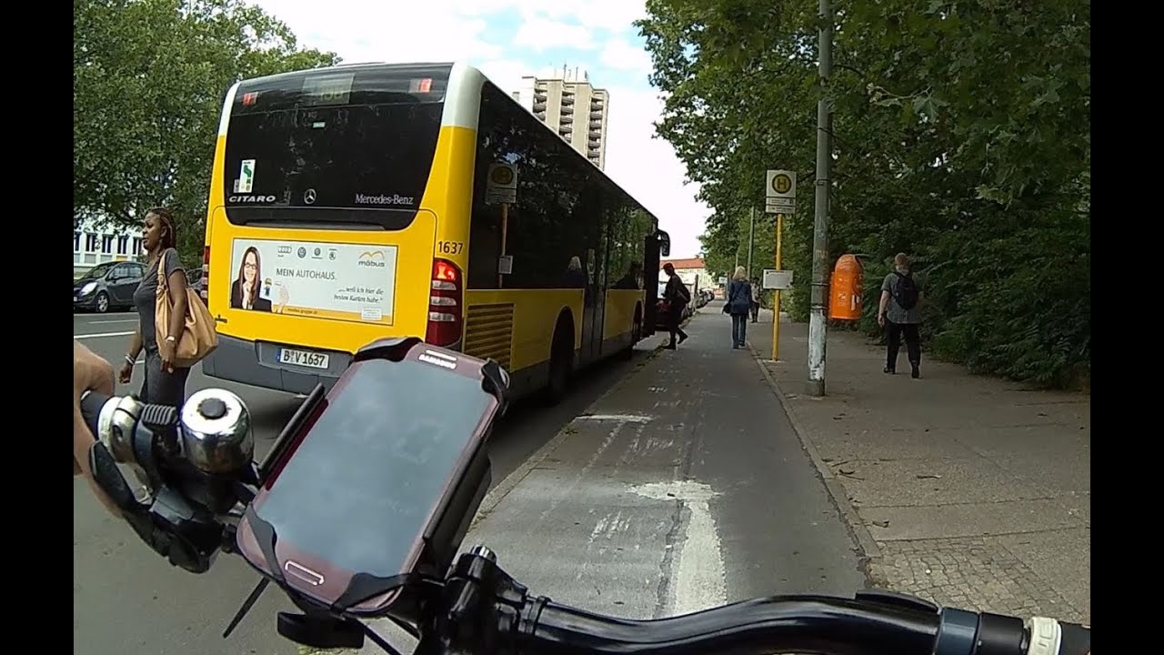 Bus oder Fahrrad - Wer ist schneller - Gedanken und ein Test auf der Linie 156 in Berlin