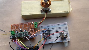 Sensorless Brushless DC motor control with Arduino