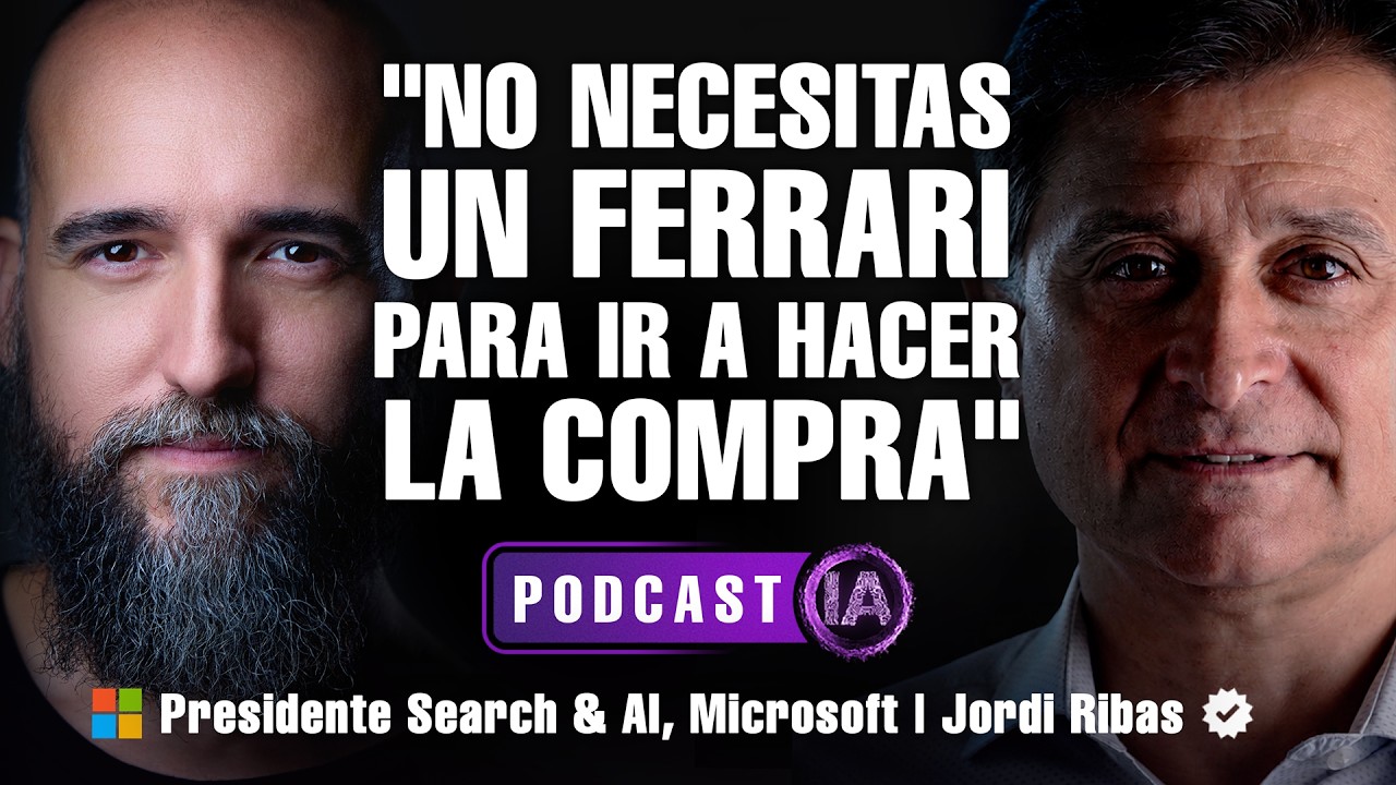 Miniatura de La visión de Microsoft sobre el futuro real de la IA - Jordi Ribas, President Search & AI, Microsoft