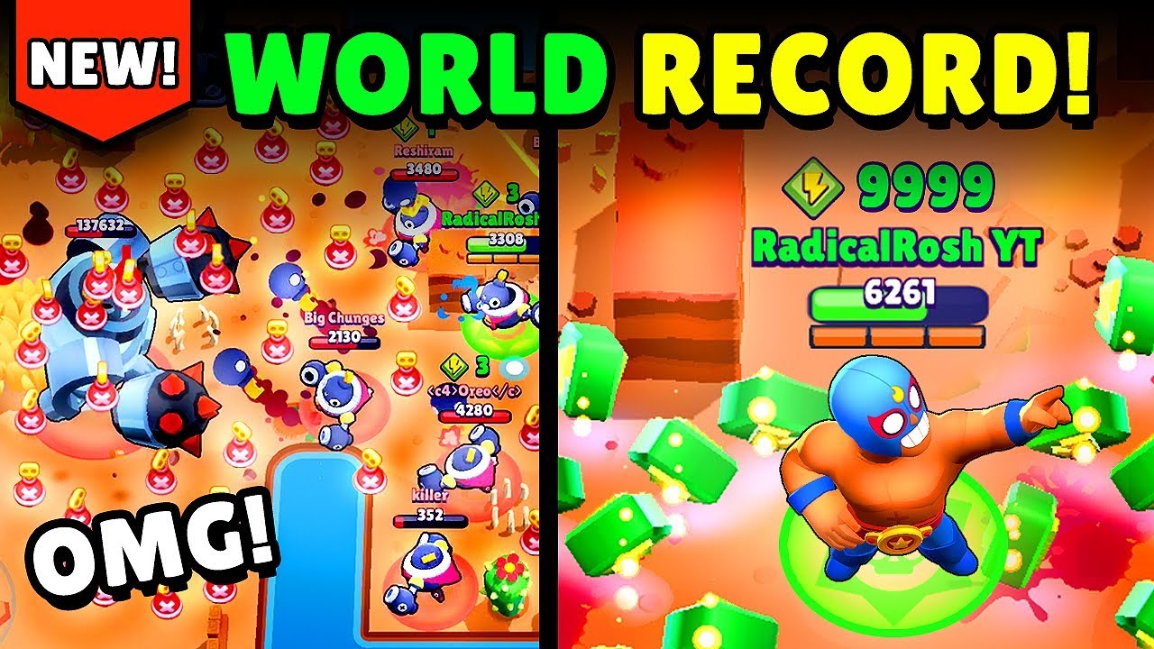 New Record Max Power Cubes In Brawl Stars Take Down Youtube - reach 3k brawl stars