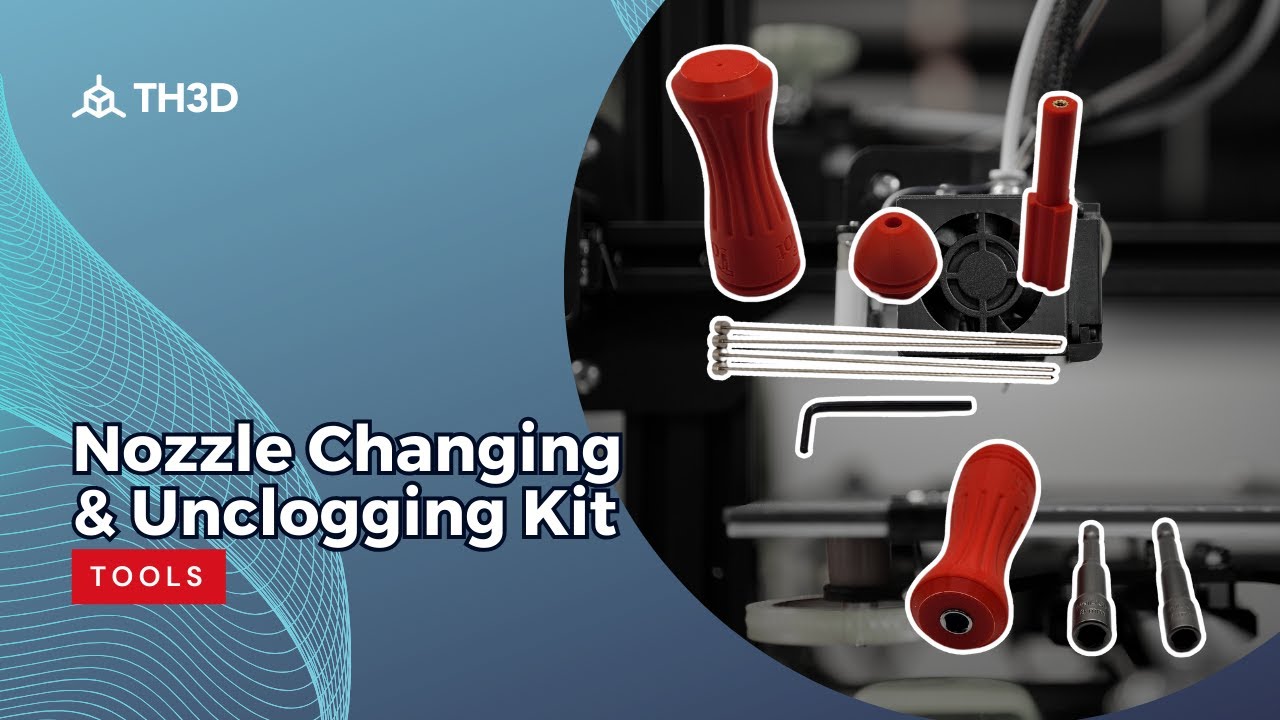 Nozzle Changing & Unclogging Kit - Must Have 3D Printing Tools - YouTube