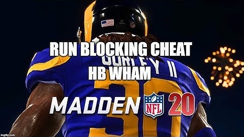 Madden 20 Glitches Cheats and Tips - Run Blocking Tip