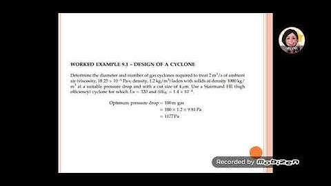 Cyclone Worked Examples