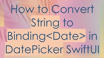 How to Convert String to Binding Date  in DatePicker SwiftUI