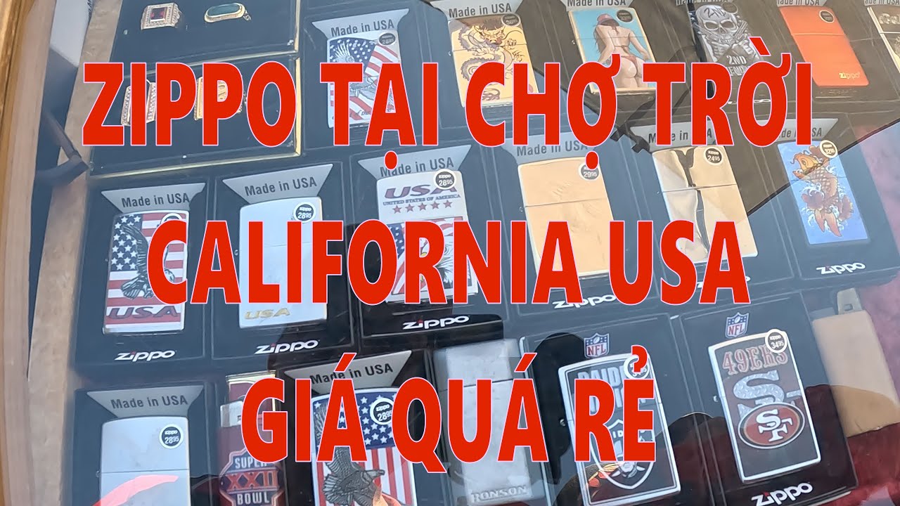SĂN ZIPPO XƯA CỔ TẠI CHỢ TRỜI Ở MỸ . ĐỜI SỐNG MỸ . MỸ VIỆT VIDEO . SƯU TẦM ĐỒ XƯA CỔ . MYVIETVIDEO