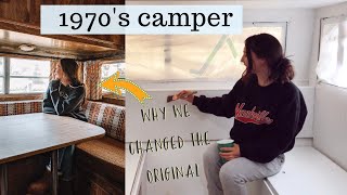 CAMPER DEMO DAY 3// Dinette Makeover & Why we aren't keeping the camper original