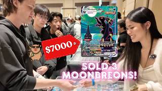 Moved 3 Moonbreons in one show!!! #cardshow #pokemontcg #vendorpov