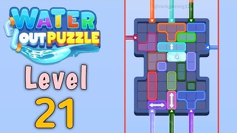Water Out Puzzle Level 21 Walkthrough