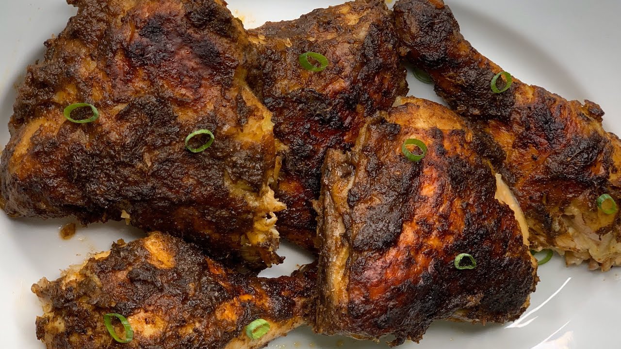 How To Make Oven Baked Jerk Chicken YouTube