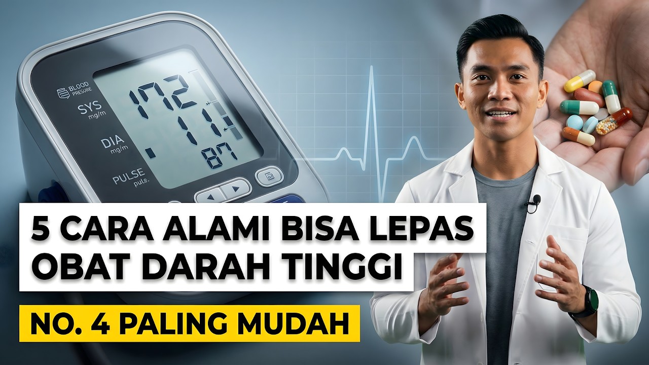 5 Cara Alami Menurunkan Darah Tinggi & Kapan Harus Minum Obat