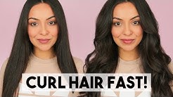 HOW TO CURL LONG HAIR FAST! - TrinaDuhra