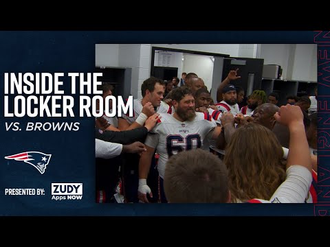 Inside the Locker Room | Patriots Celebrate Road Win Over the Cleveland Browns in NFL Week 6