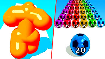Marble Run 3D | Tall Man Run - All Levels Gameplay Mobile Android, iOs KDZT GAMING