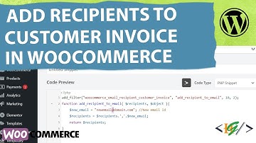 How to Add Custom Email Address to Customer Invoice / Order Details Email in WooCommerce | Recipient