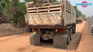 รถสิบล้อลากพ่วงดั้มดิน รถบรรทุกสิบล้อ รถพ่วง รถดั้มดิน 10 Wheels Dump Trucks | ชินกฤช ว่องไว