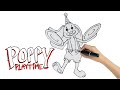 How to Draw Bunzo Bunny From Poppy Playtime 🐰