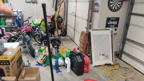 My electric paramotor has arrived! SP 140 video...day 1.