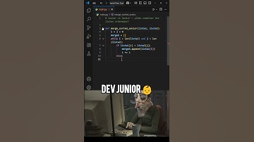 NOVATO vs EXPERTO en Python🔥 ¿Cómo combinar dos listas ordenadas?#pyp #python #coding #parati #dev