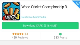 World Cricket Championship 3 is Finally Launched For Android | Download Now Wcc3 From Playstore screenshot 5