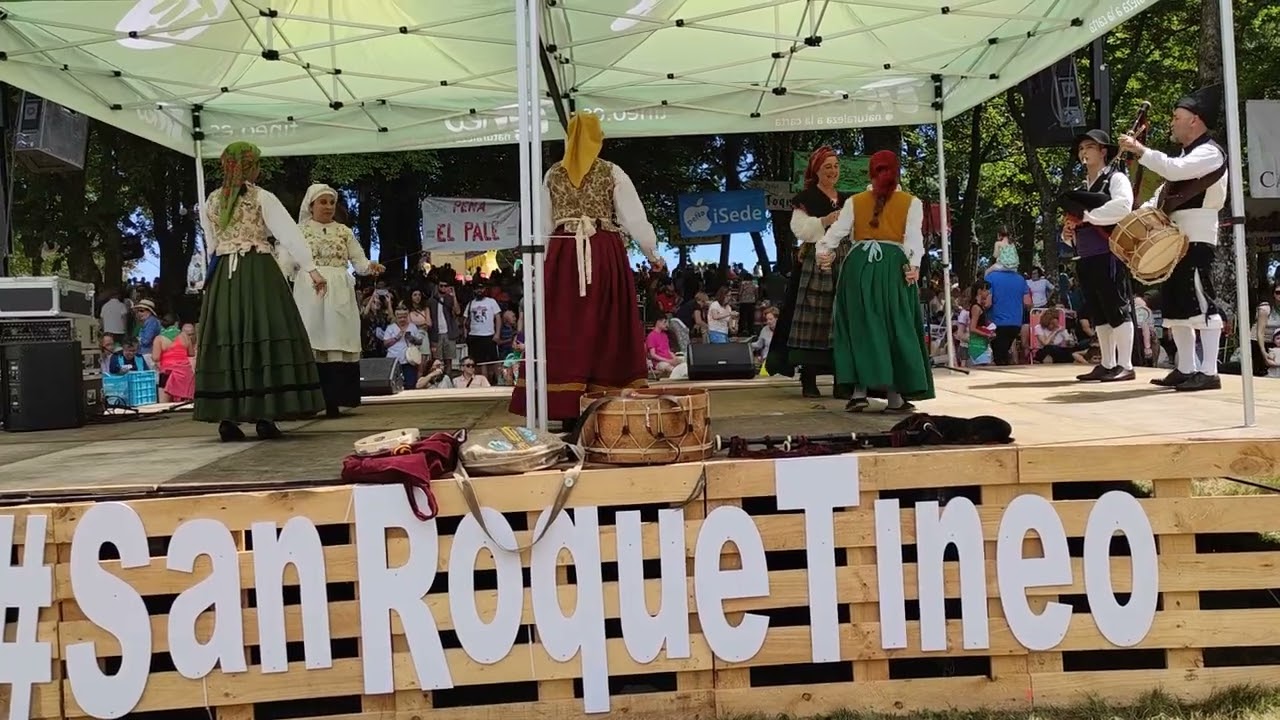 Xota las Tabiernas Bandina Eólicos con Grupo Sulabarda Tinéu Asturias