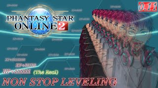 (Phantasy Star Online 2) The Real NON STOP LEVELING!【NIJISANJI ID】